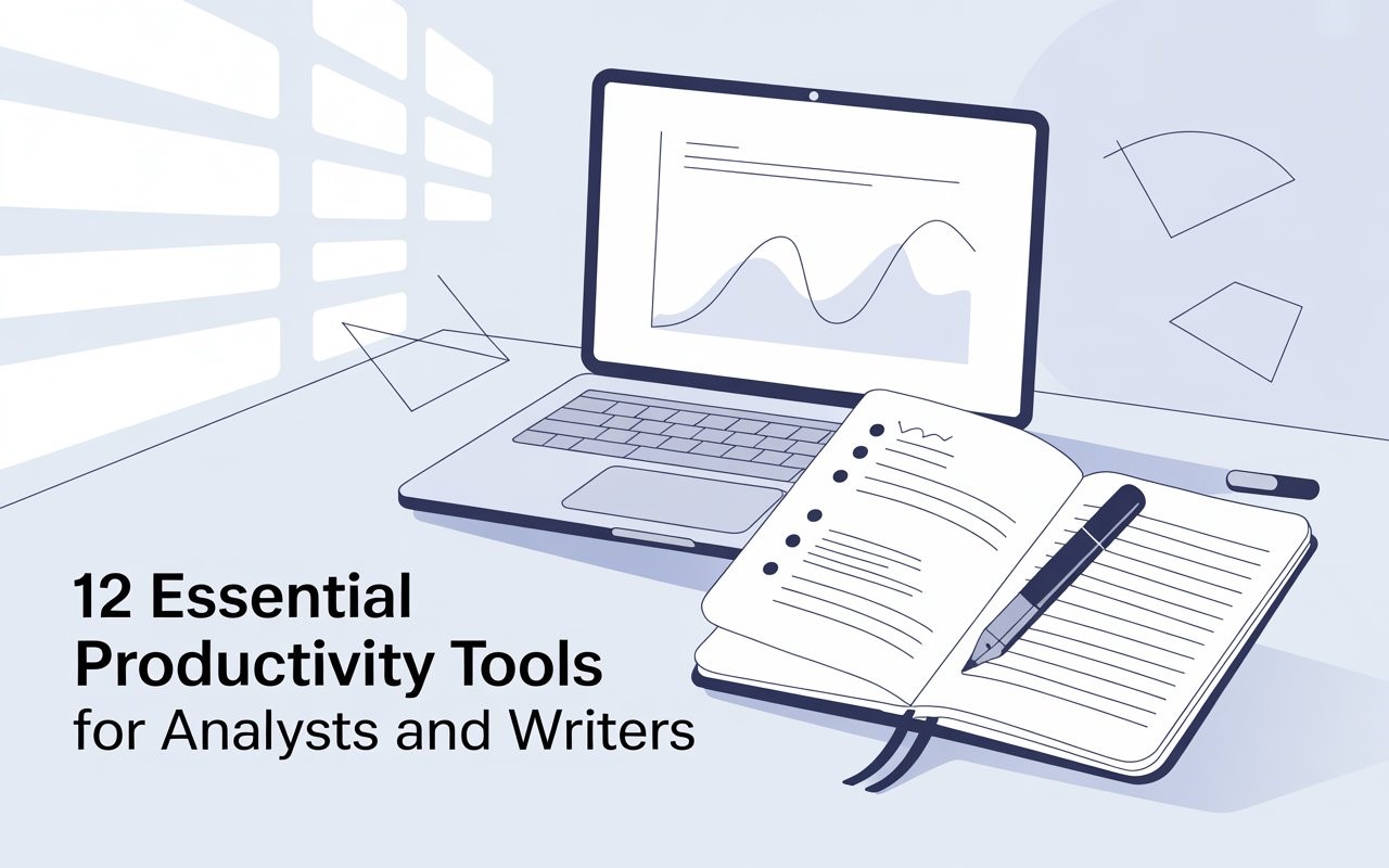 12 Essential Productivity Tools for Analysts and Writers