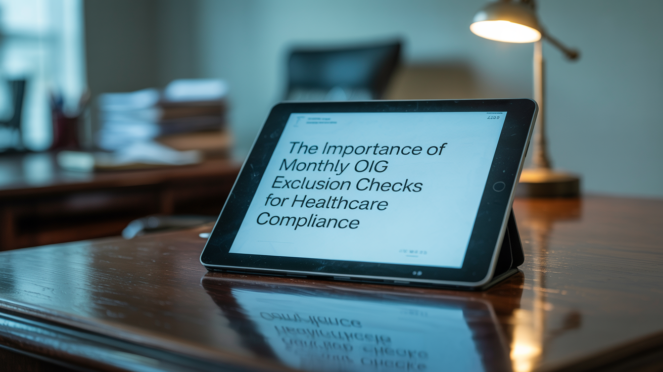 The Importance of Monthly OIG Exclusion Checks for Healthcare Compliance