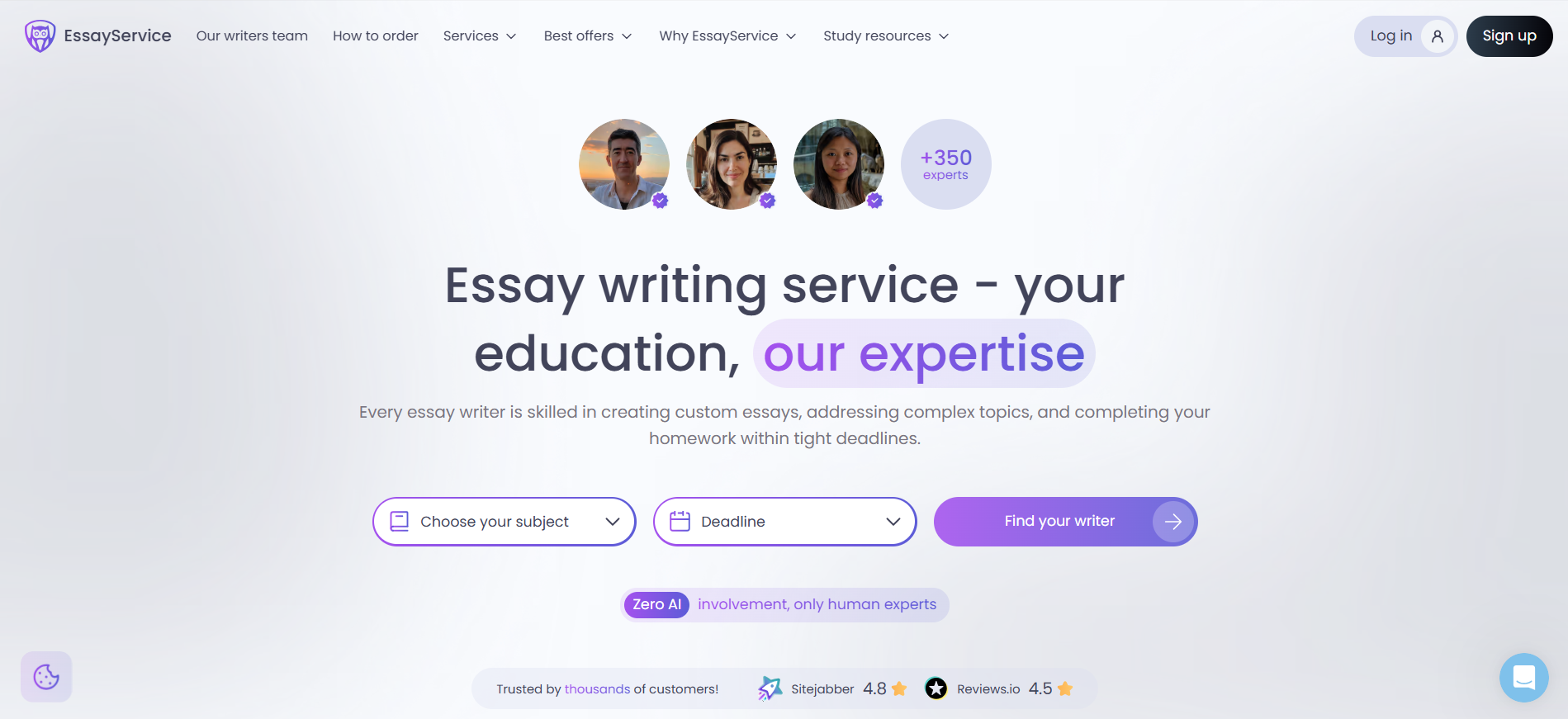 EssayService Review: Best Choice for Academic Essays