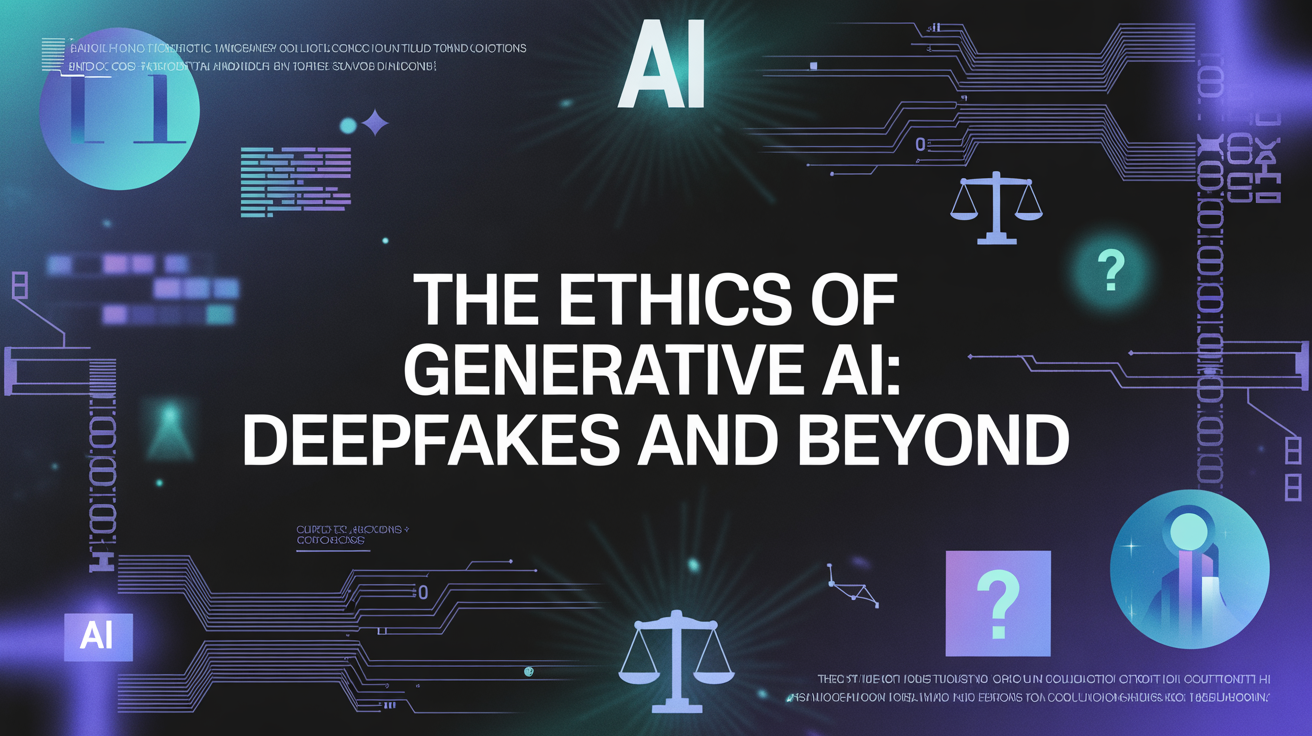 The Ethics of Generative AI: Deepfakes and Beyond