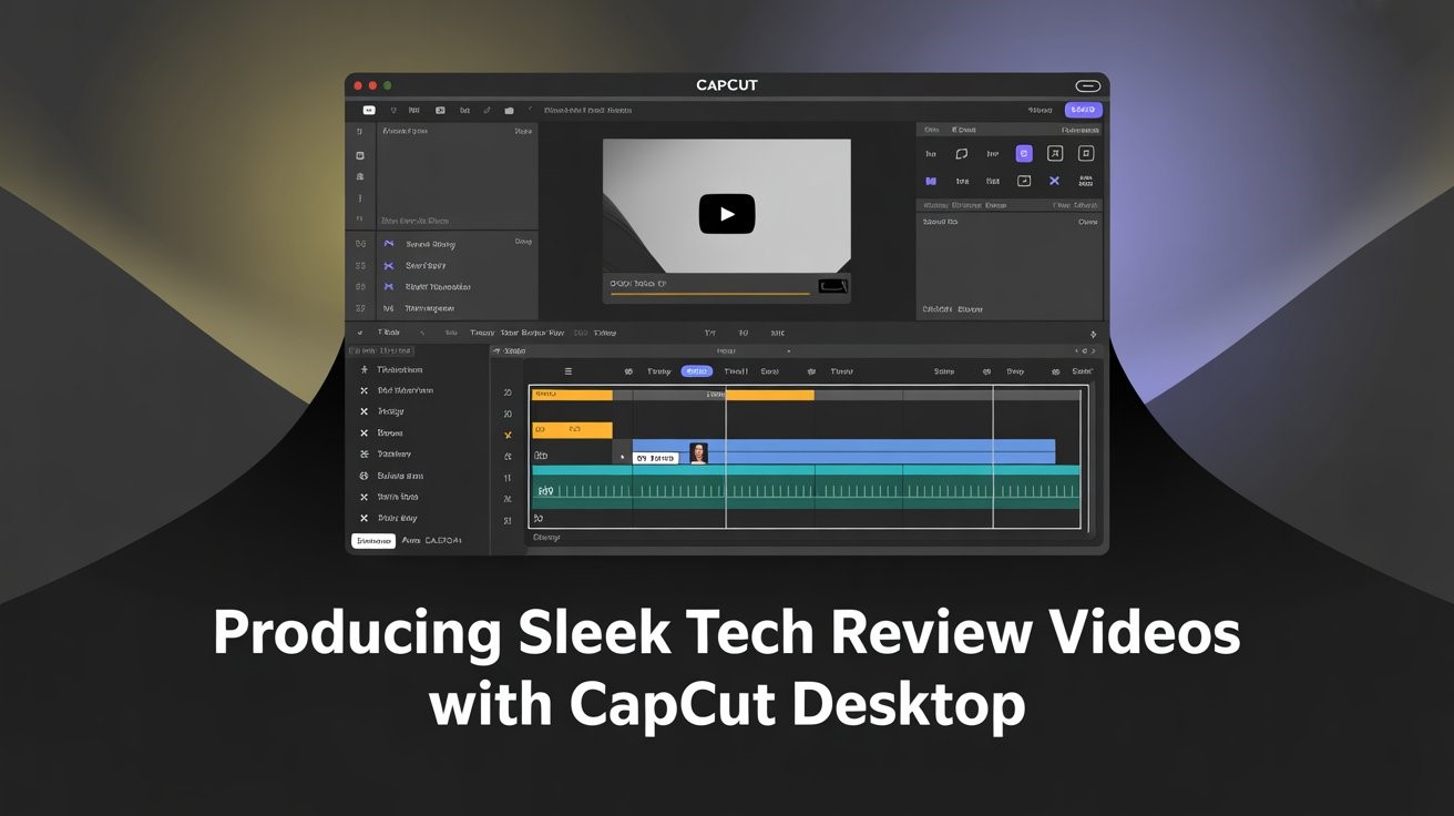 Producing Sleek Tech Review Videos with CapCut Desktop