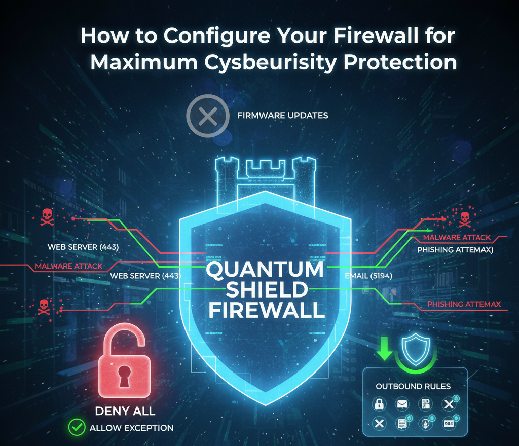 How to Configure Your Firewall for Maximum Cybersecurity Protection