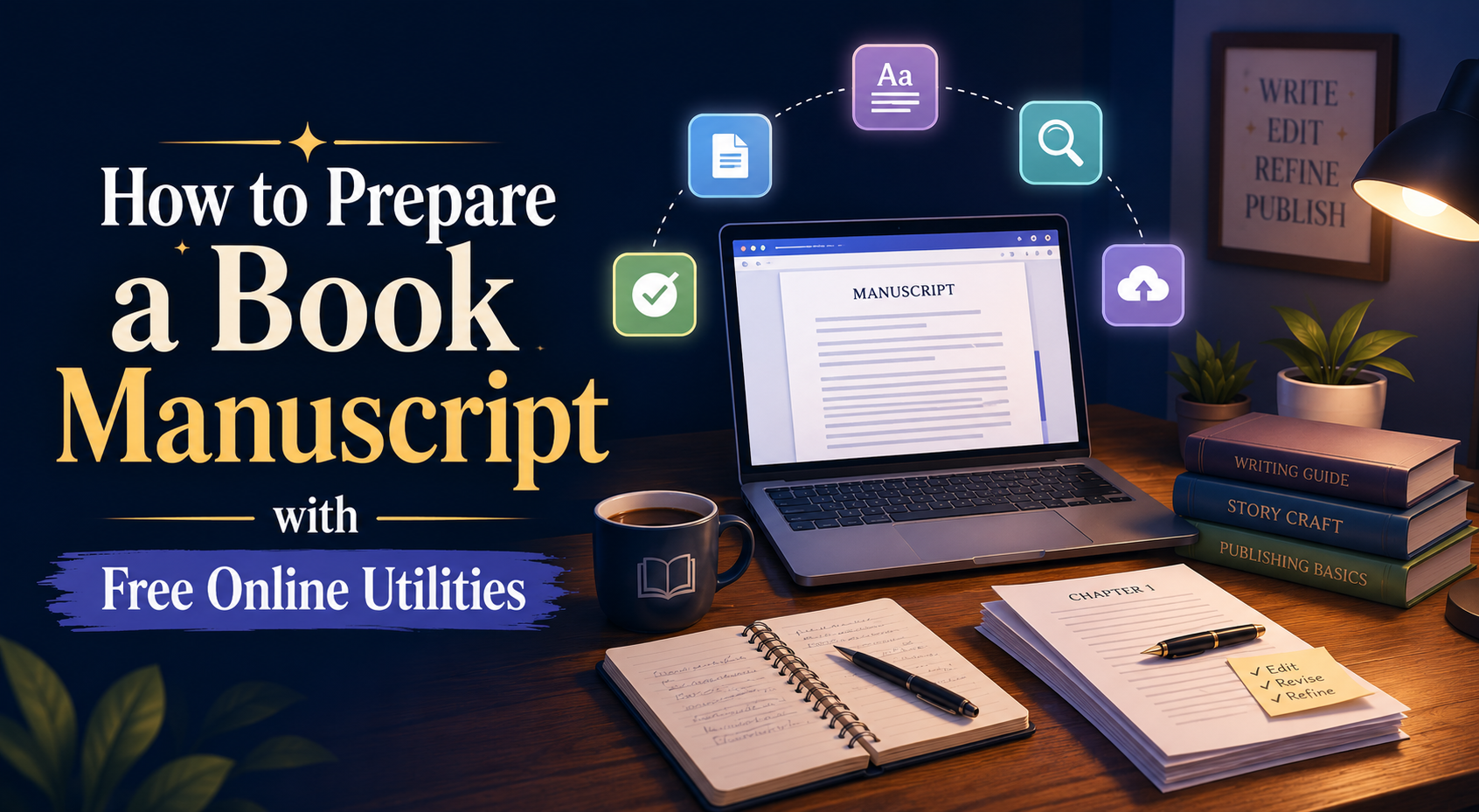 How to Prepare a Book Manuscript with Free Online Utilities