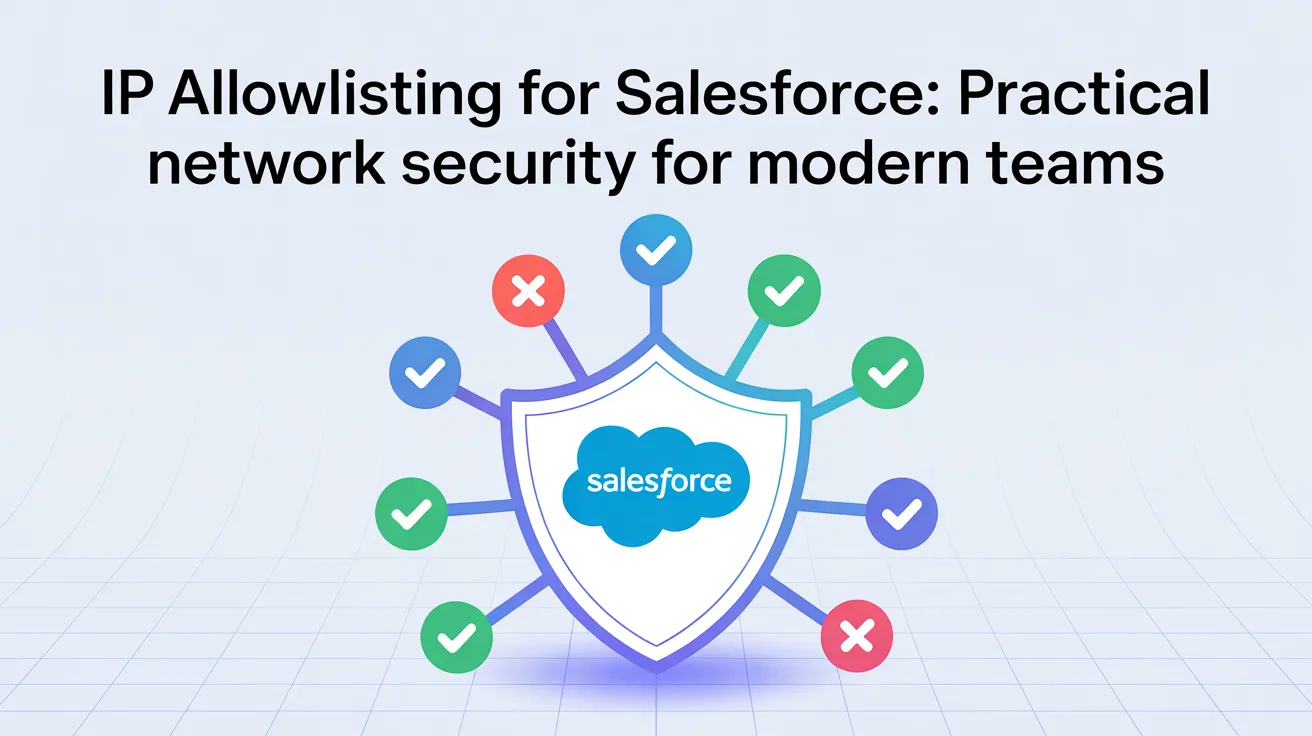 IP Allowlisting for Salesforce: Securing Access to Logins, APIs, and Integration