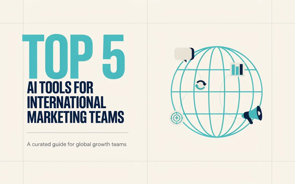Top 5 AI Tools for International Marketing Teams