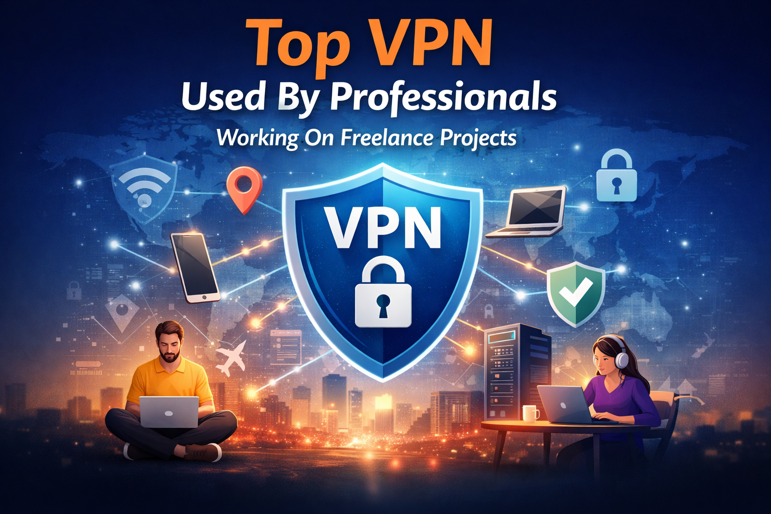 Top VPN Used By Professionals Working On Freelance Projects