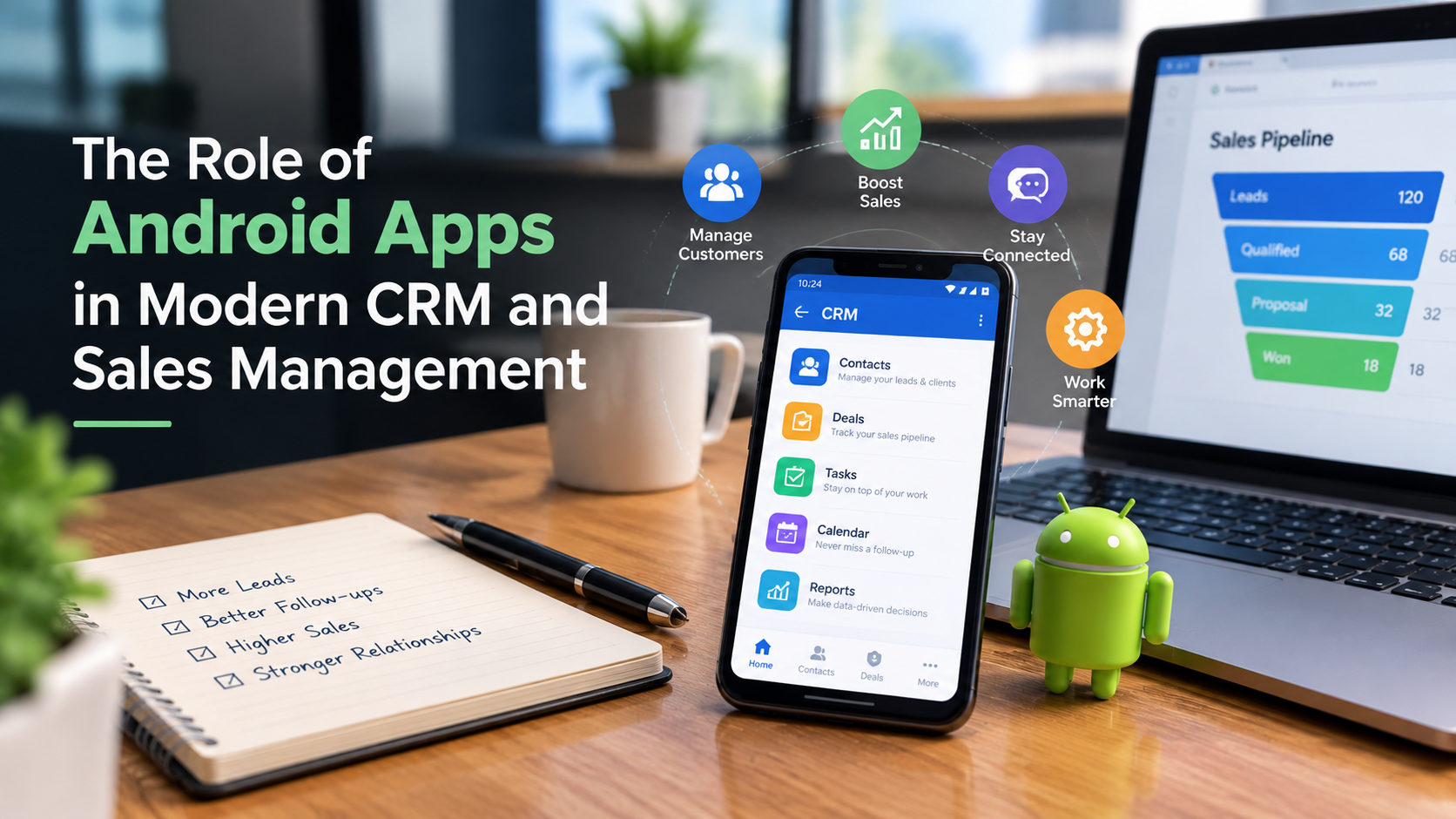 The Role of Android Apps in Modern CRM and Sales Management
